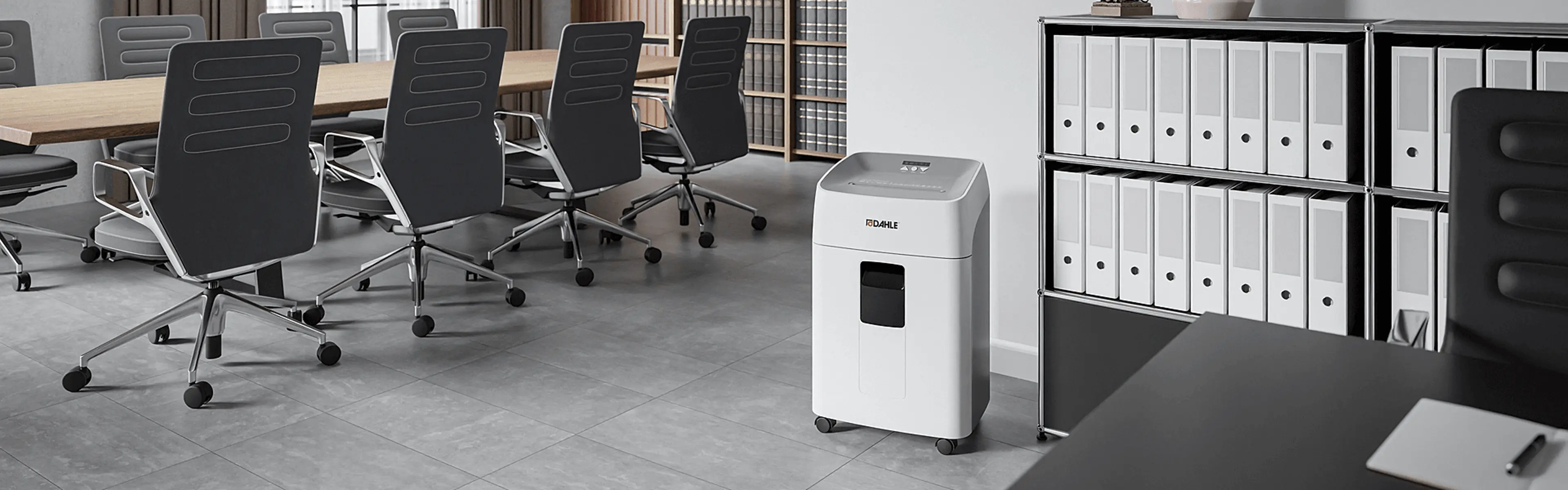 Dahle makuleringsmaskin på kontor