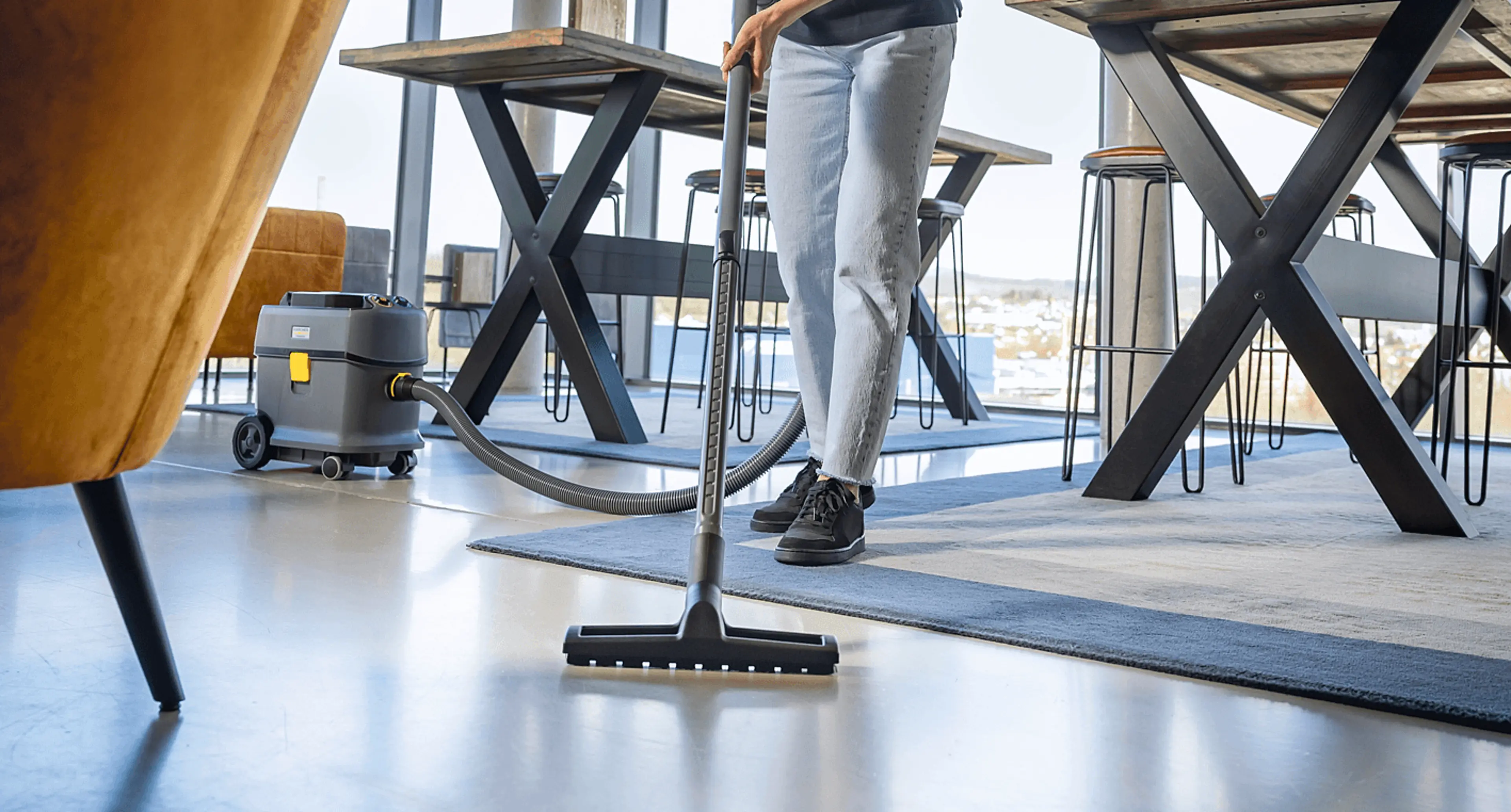 Støvsuger gulv med Kärcher støvsuger