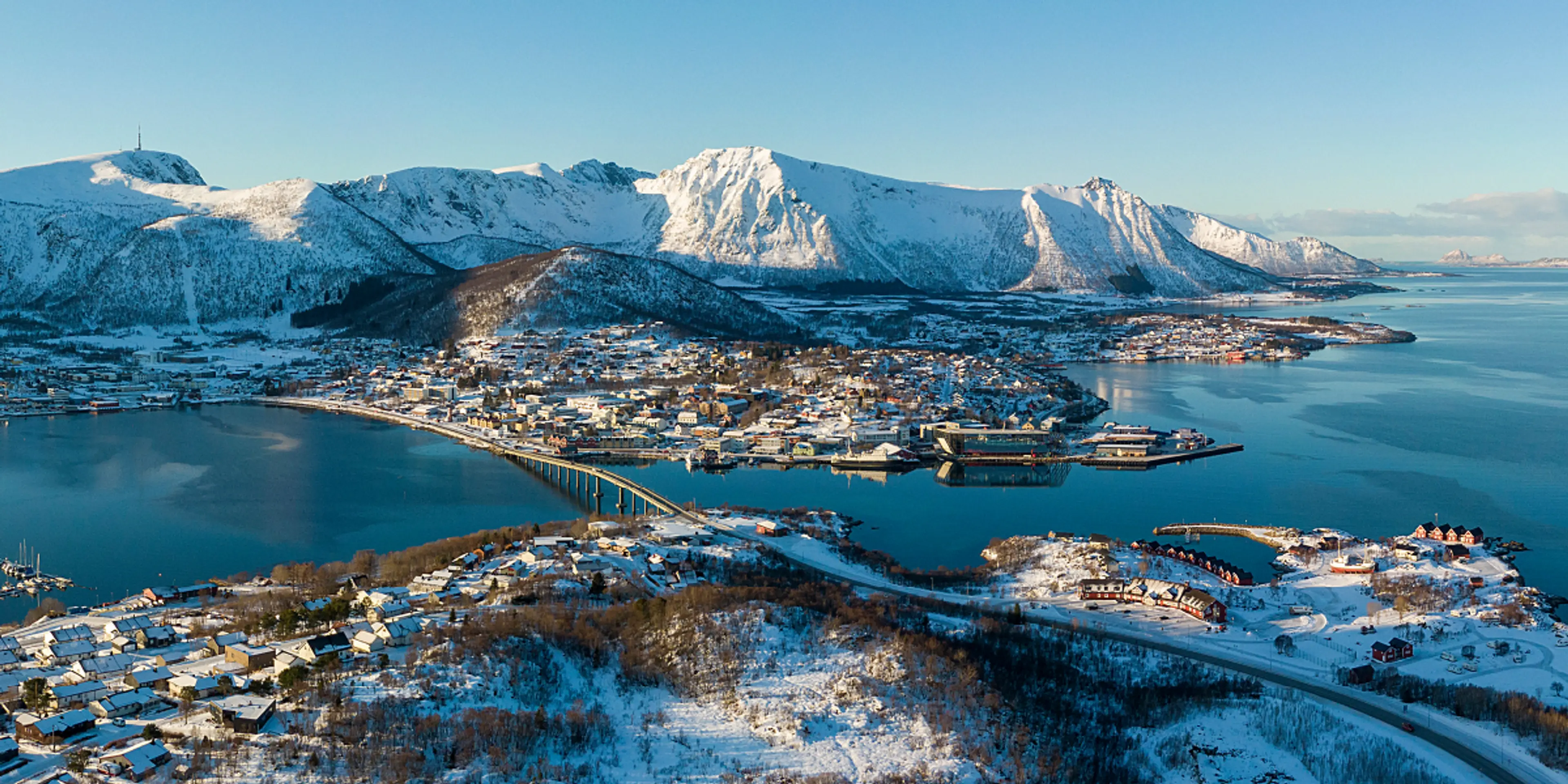 Panorama av Stokmarknes