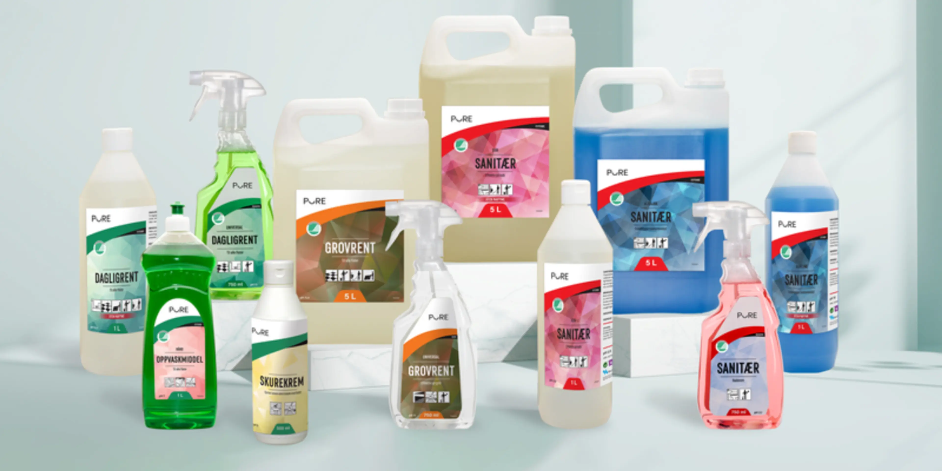 Pure renholdsprodukter