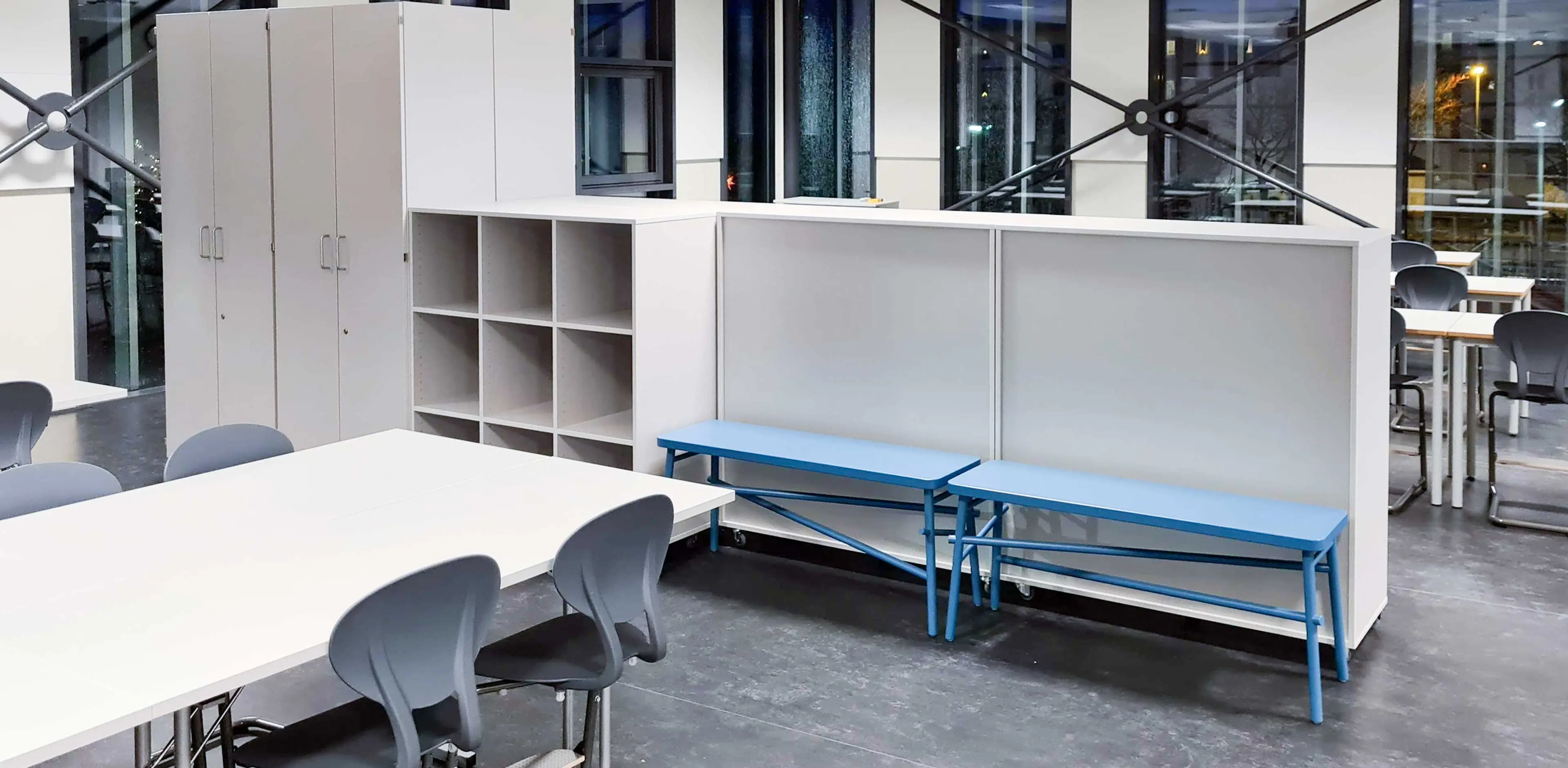 Møbler fra Norengros på Aspåsen skole