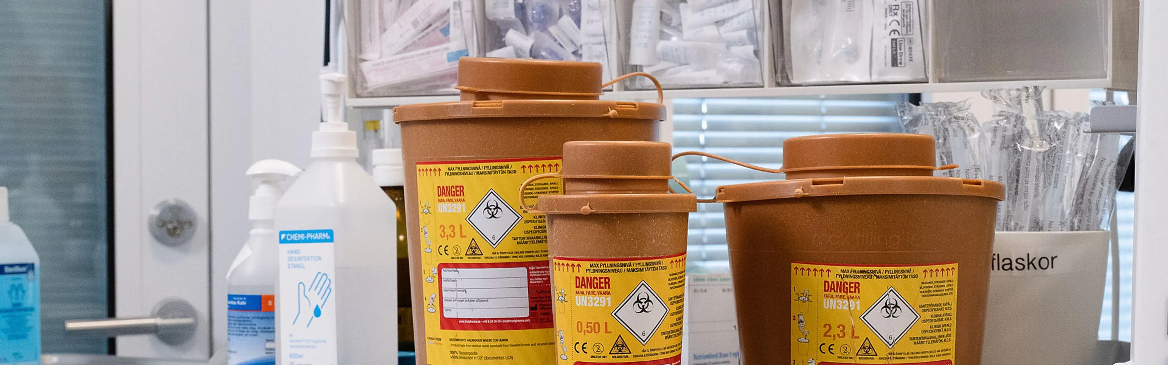 Woodsafe kanyle- og risikoavfallsbeholder