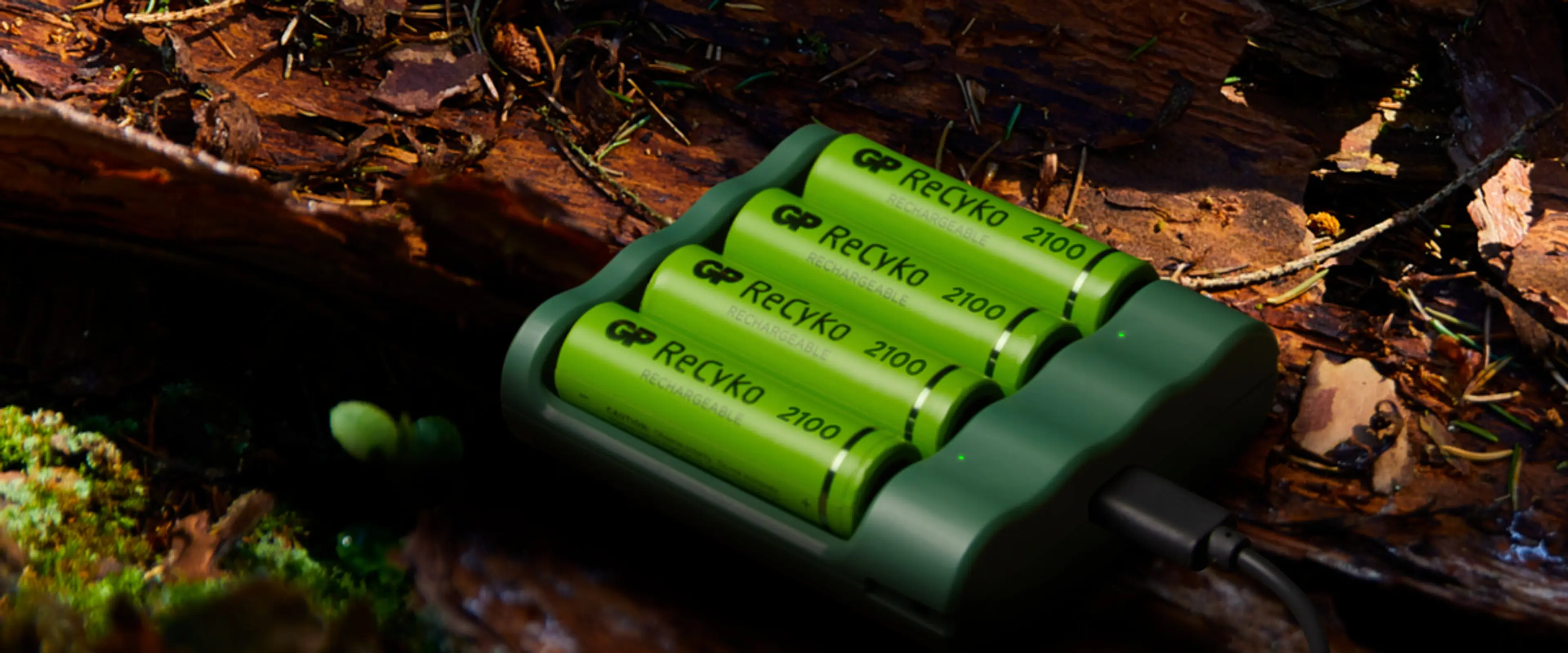 Oppladbare batterier fra GP