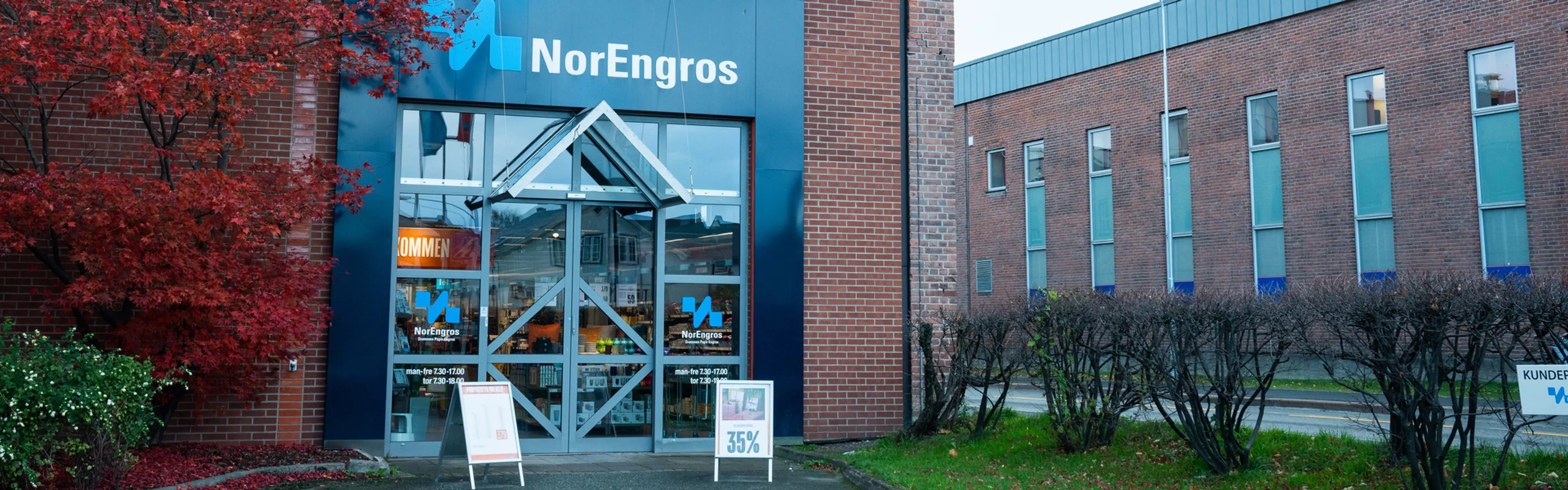 Butikkene i Drammen Papir Engros