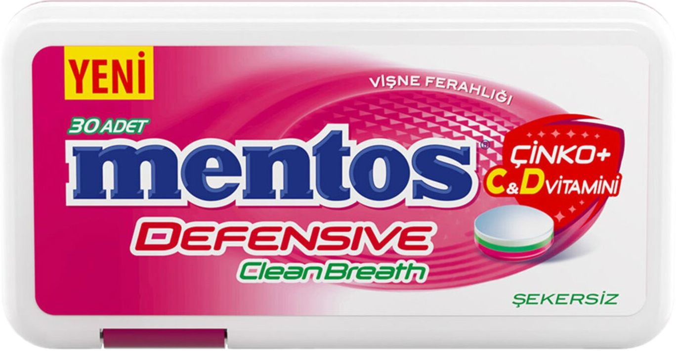 Mentos Defensive CleanBreath Vişne Ferahlığı