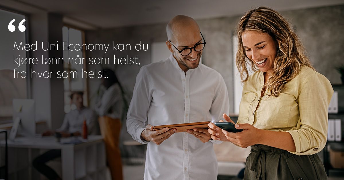 Lønn er blitt enkelt med Uni Economy