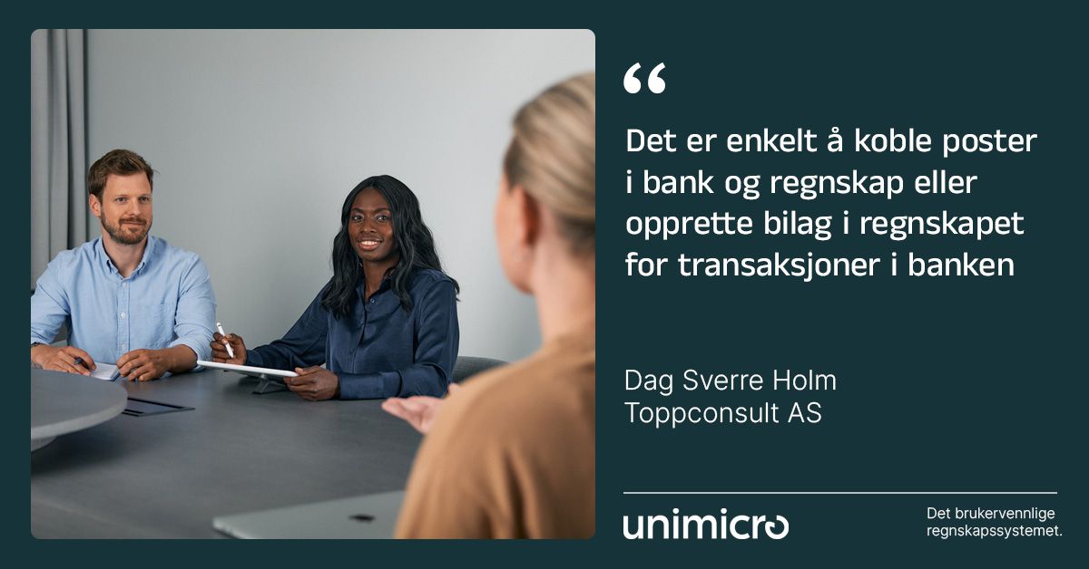 Regnskapssystem via bank blir stadig mer populært