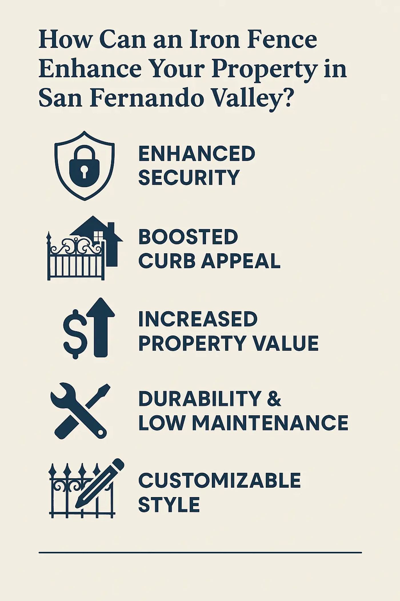 how can an iron fence enhance your property