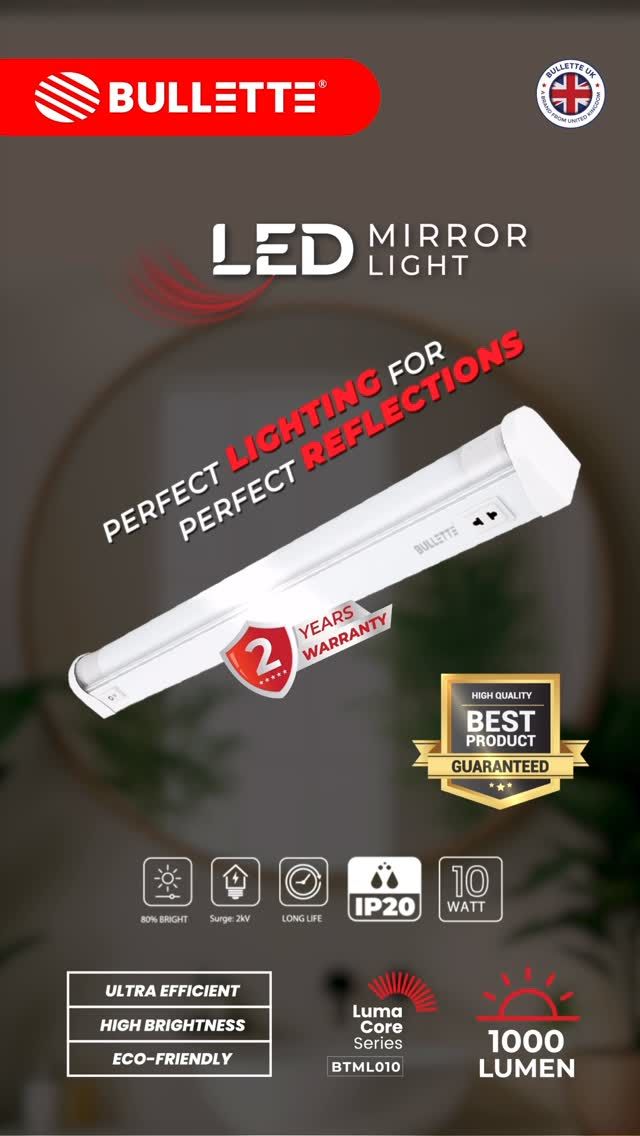 Bullette Mirror Light — Designed to Define Your Space.