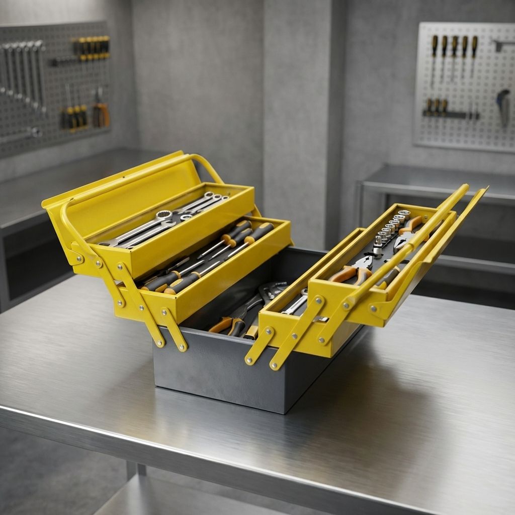 Metal Tool Box 21 view 3
