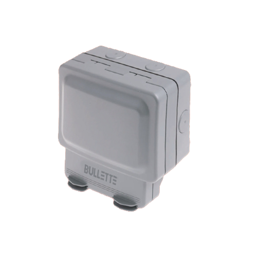 13A 2G Switch Socket Grey IP66