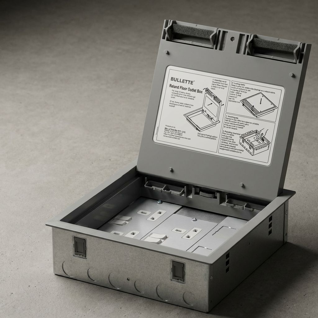 Under Floor Service Outlet Box