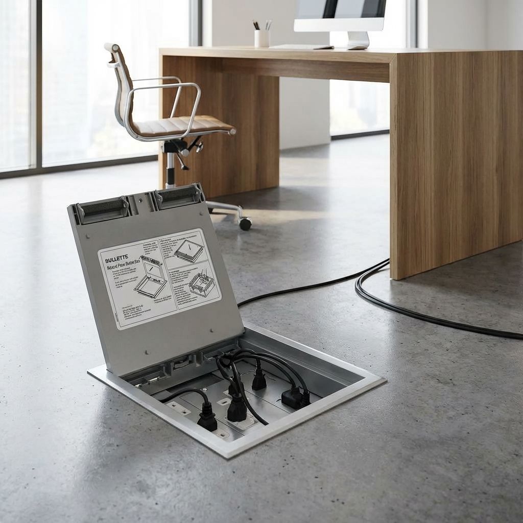 Under Floor Service Outlet Box view 2