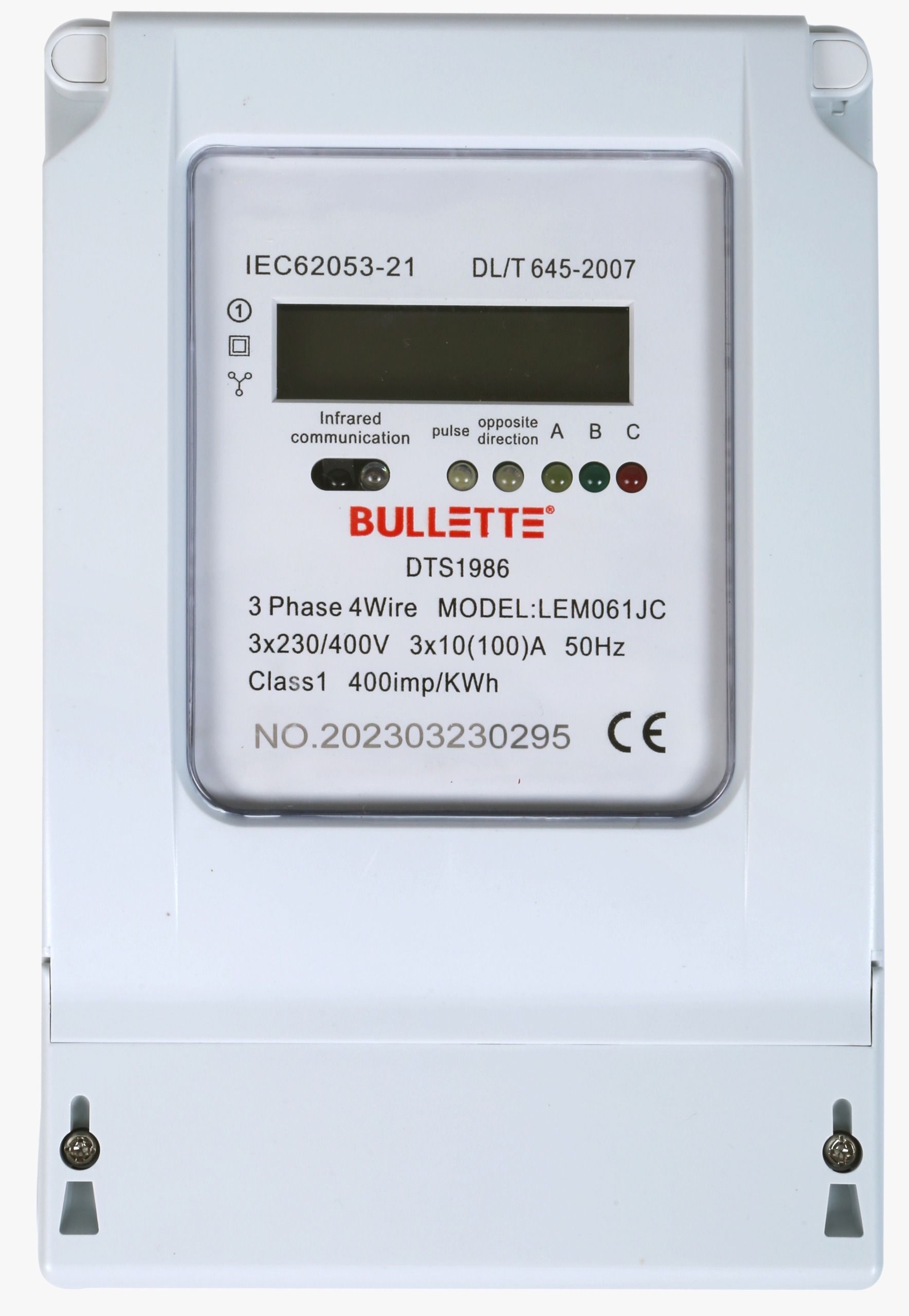 Electronic Three phase Energy Meter