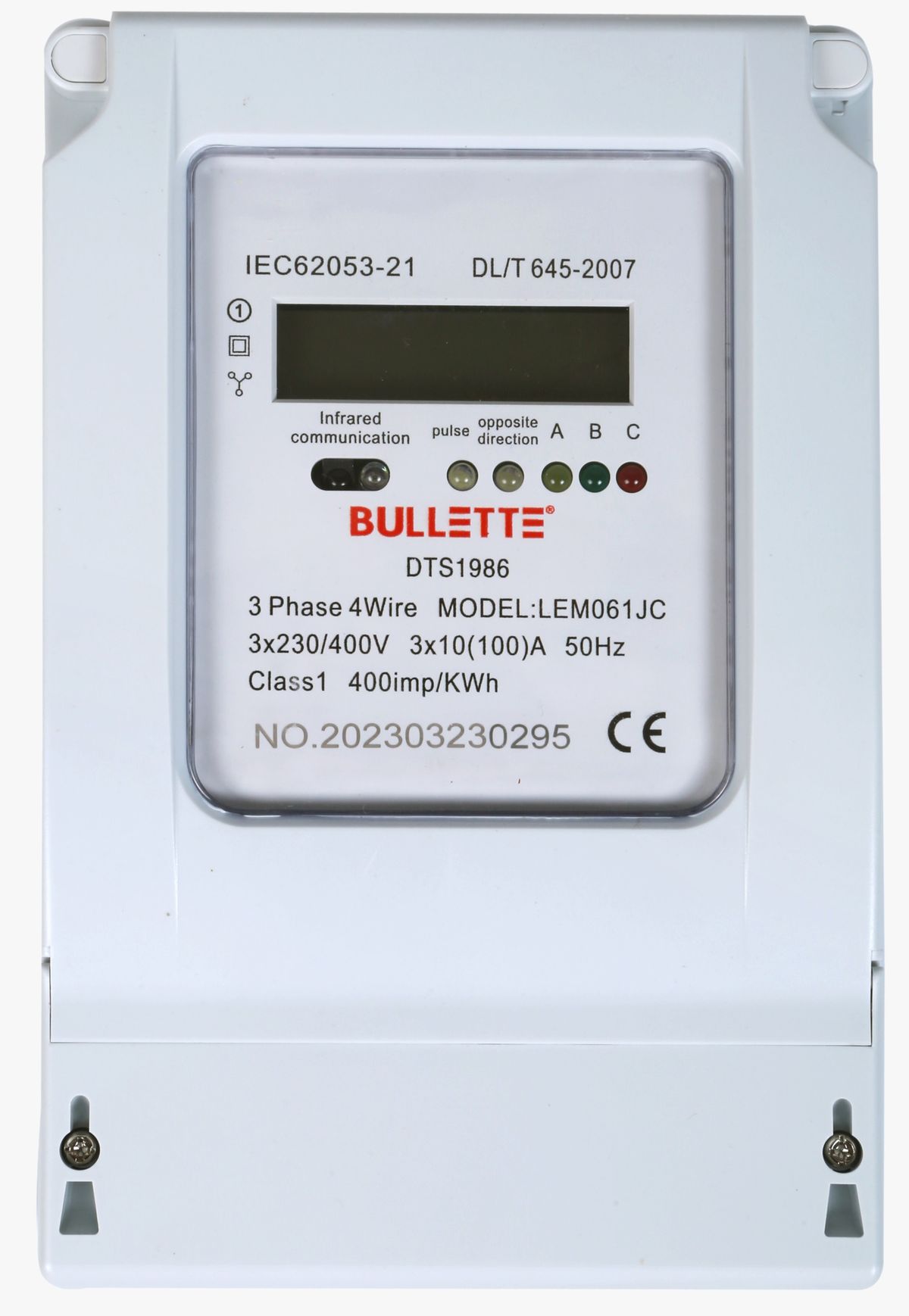 Electronic Three phase Energy Meter