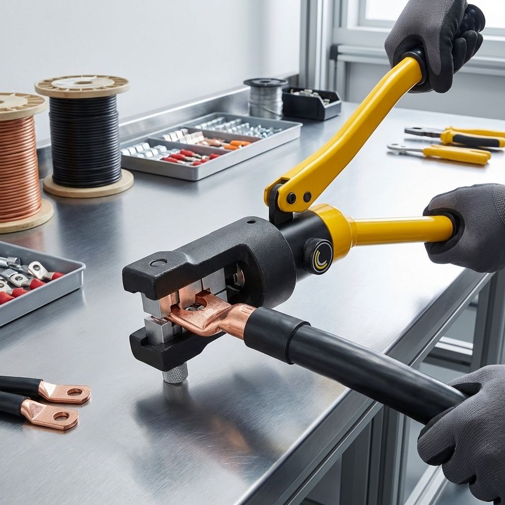 Hydraulic Wire Crimper view 2