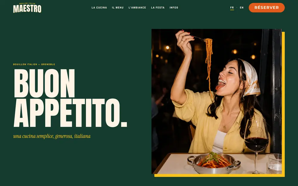 Aperçu du site Bouillon Maestro