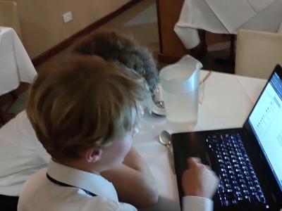 Fin and Ivo writing match report