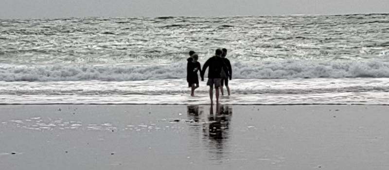 Boys on the beach