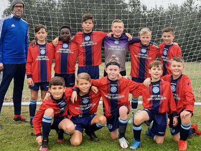 Team photo before the match