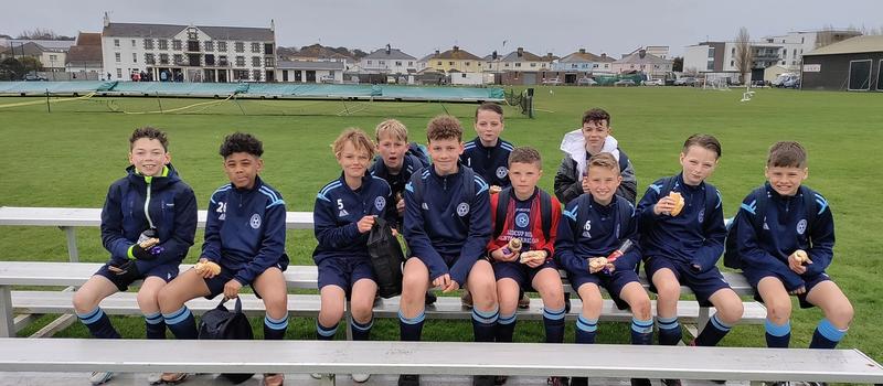 Post match photo of the boys
