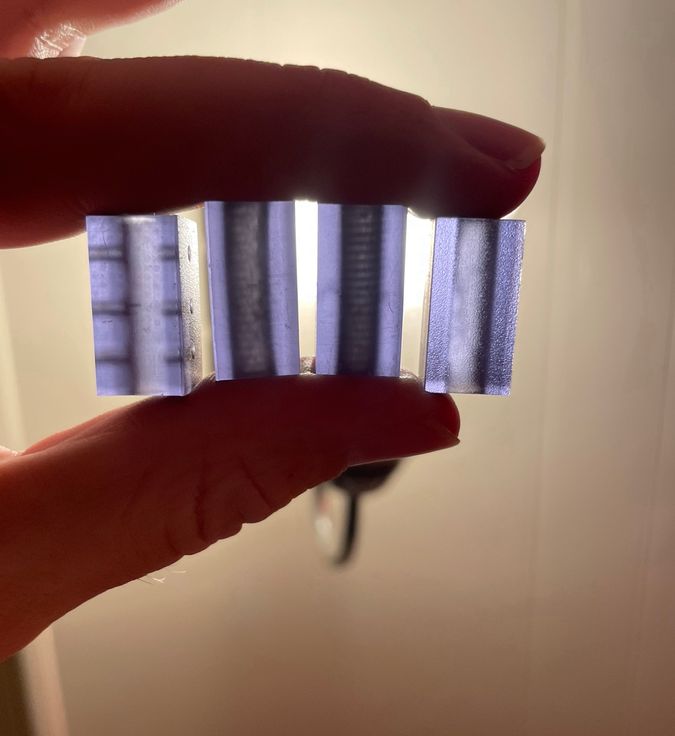 Image showing parts and threading tests