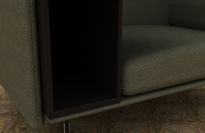 Image of a rendered chair detail