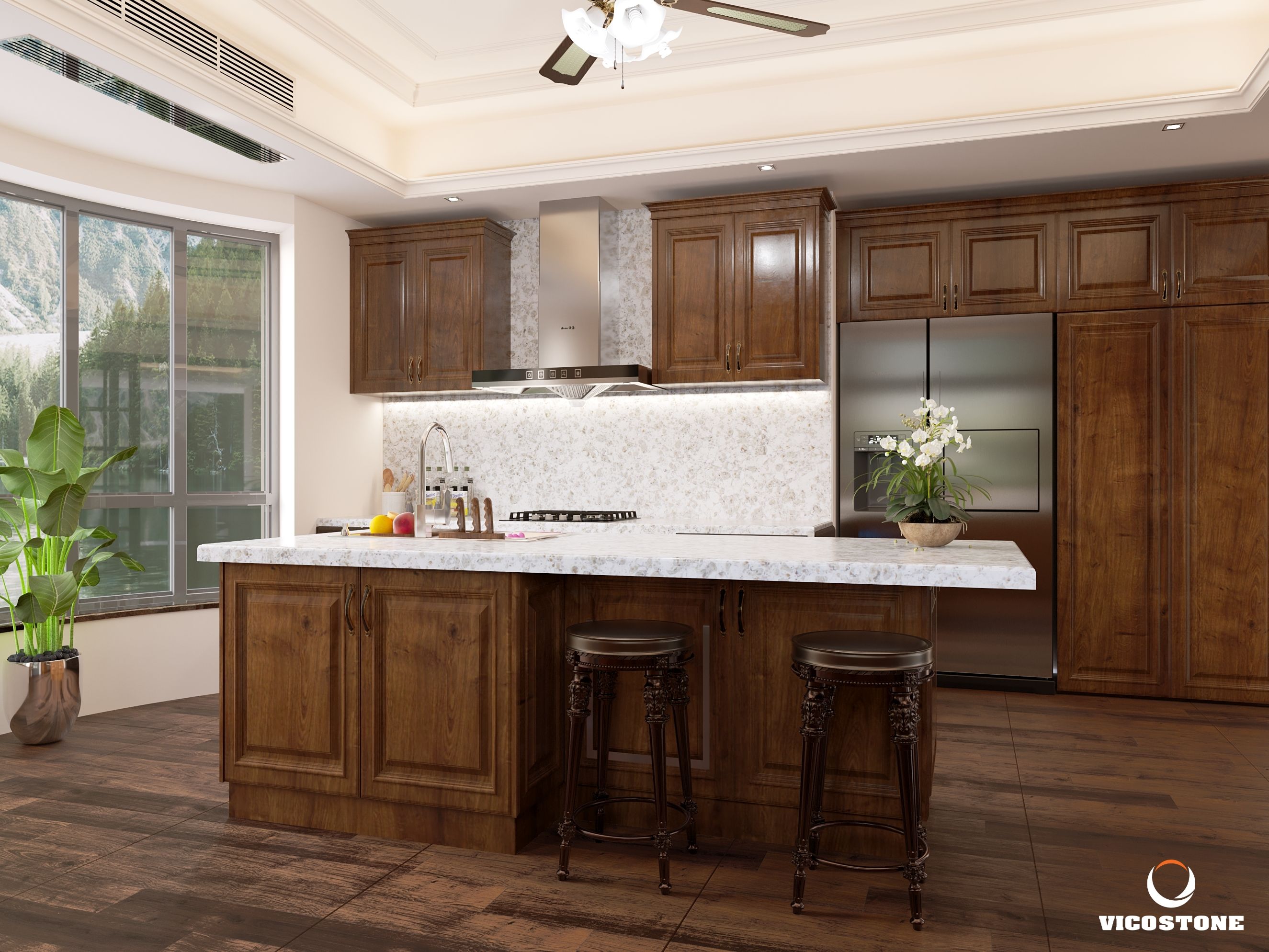 Kitchen after GraniteTop installation