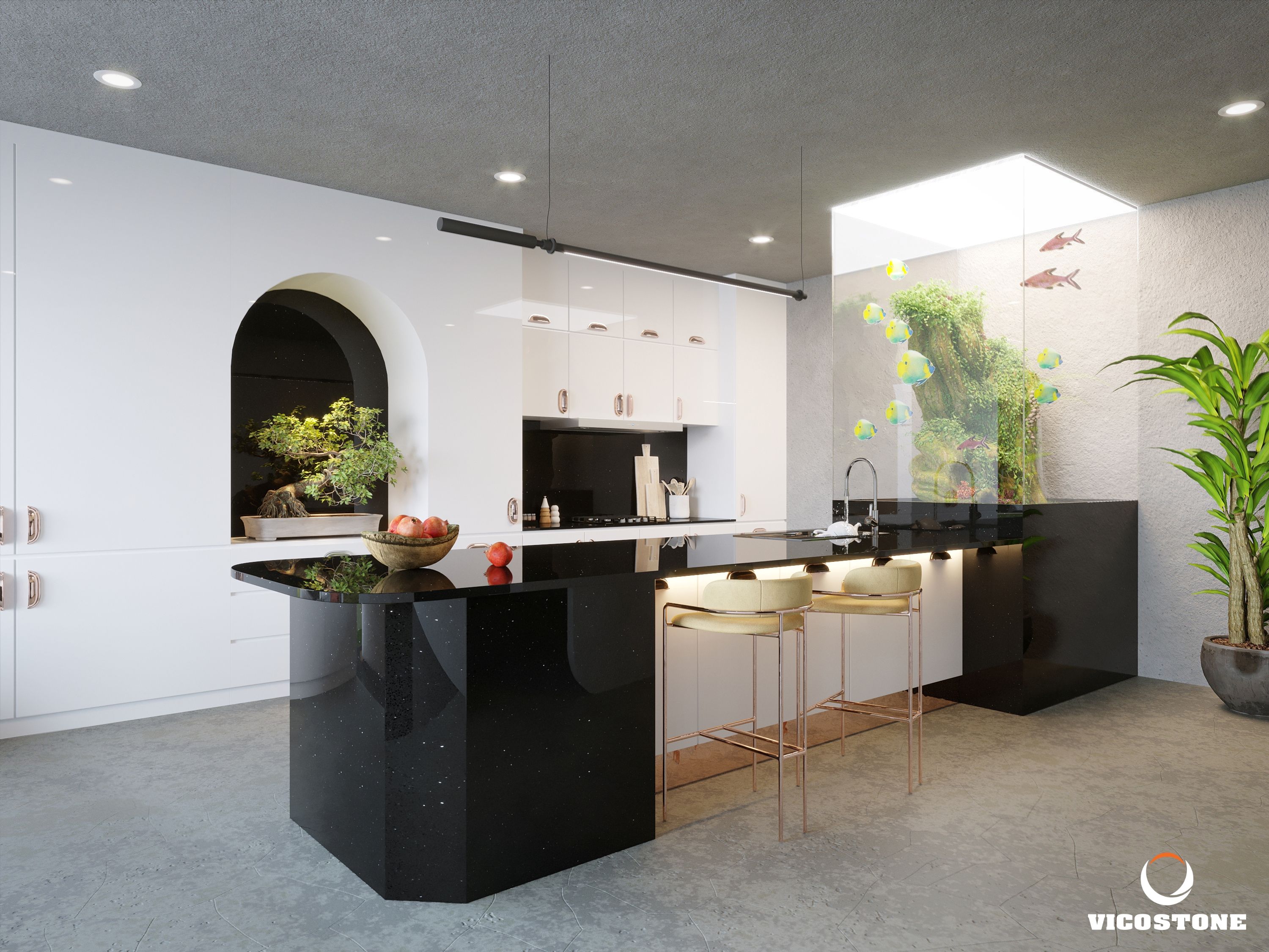 Kitchen after GraniteTop installation