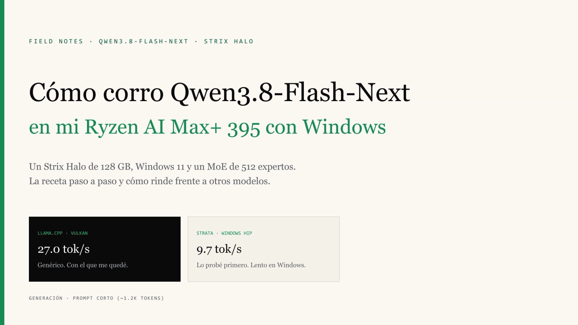 Cómo corro Qwen3.8-Flash-Next en mi Ryzen AI Max+ 395 con Windows