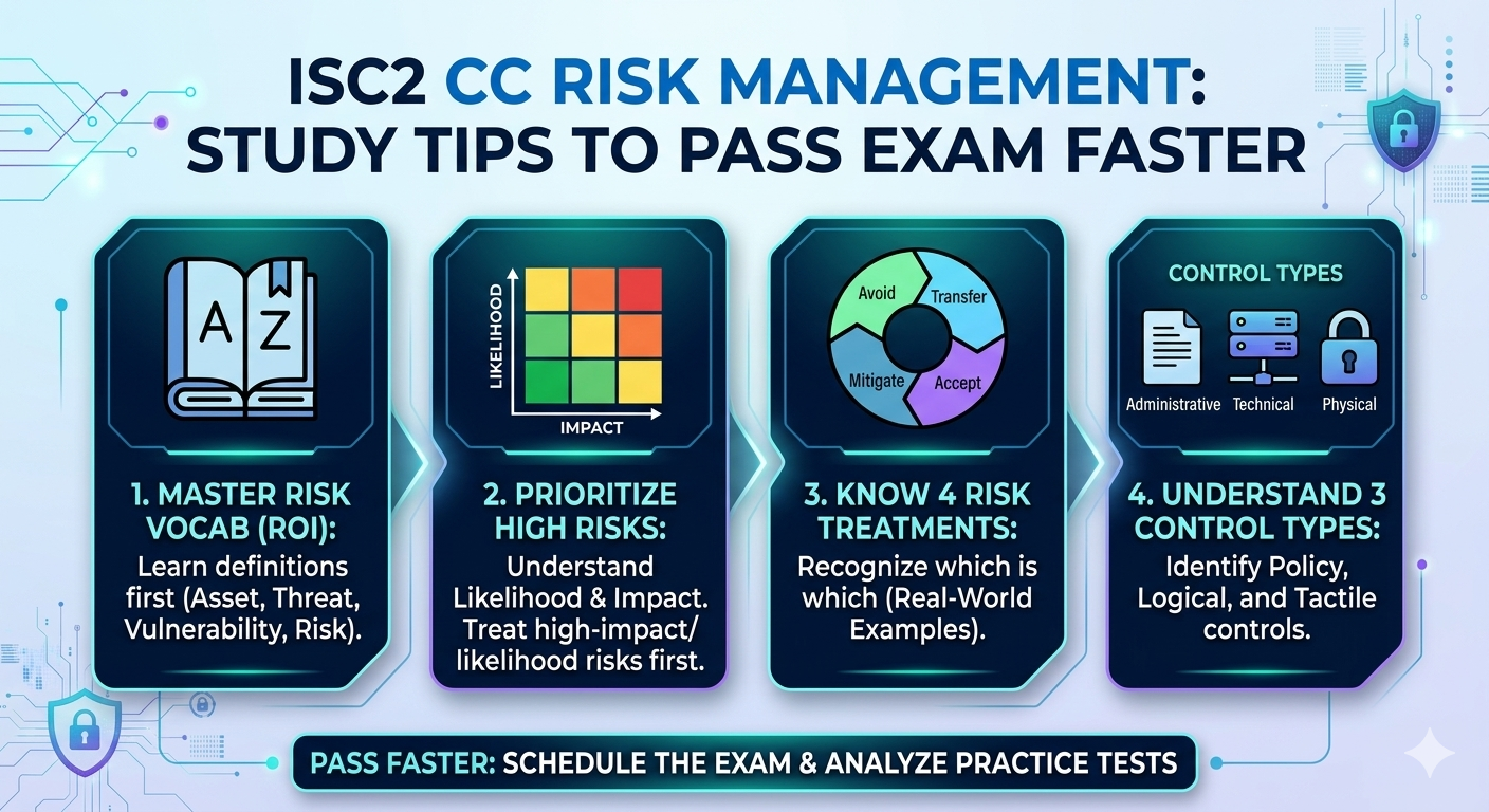 Risk Management in Cybersecurity (ISC2 CC): Complete Beginner Guide (2026)