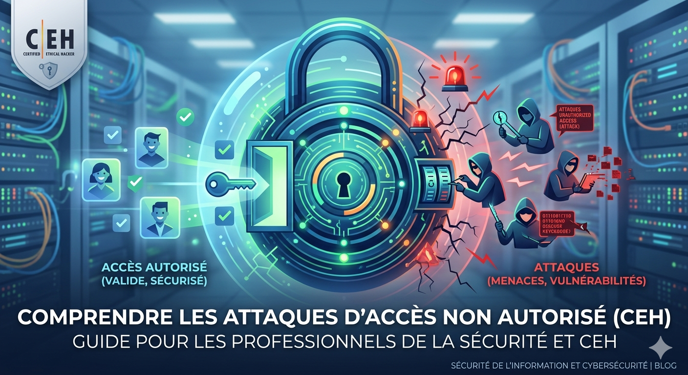 Comment fonctionnent les attaques d’accès non autorisé (CEH) : guide pratique