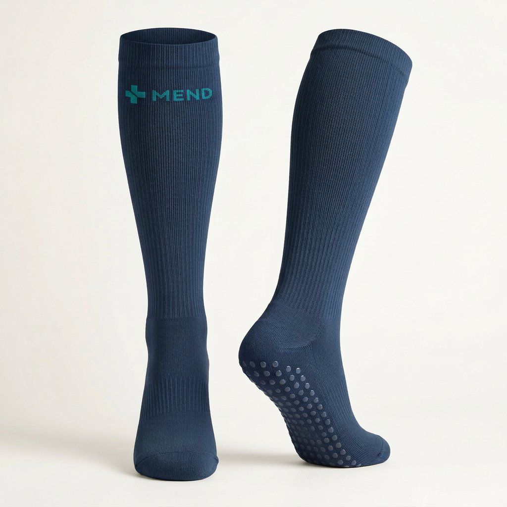 Medical-Grade Compression Socks - Nurse/Caregiver Edition, navy