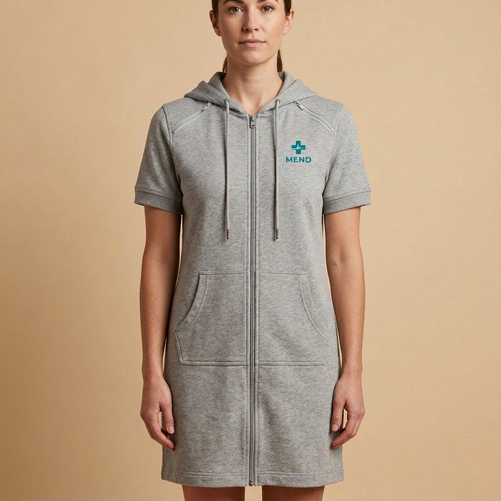 MEND Washable Recovery Gown — Female Front