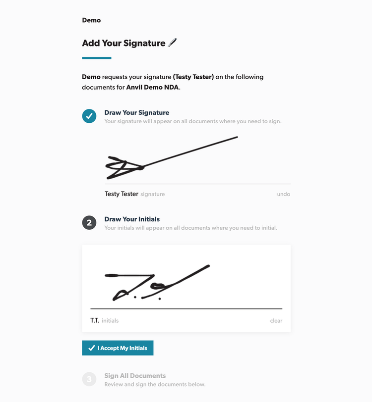 custom-e-signature-page