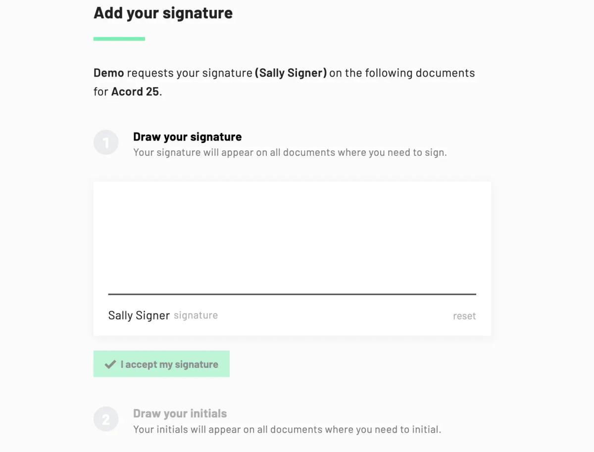 Sign before reviewing