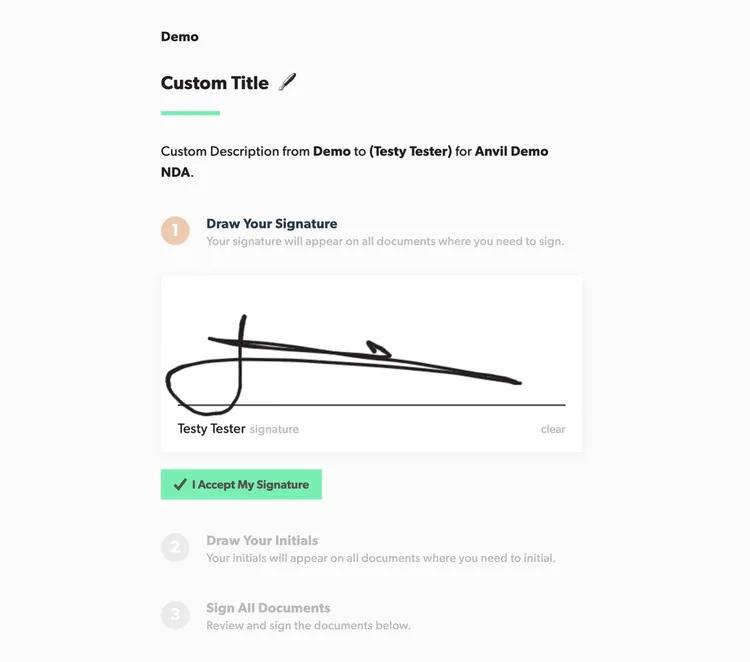 custom-e-signature-page