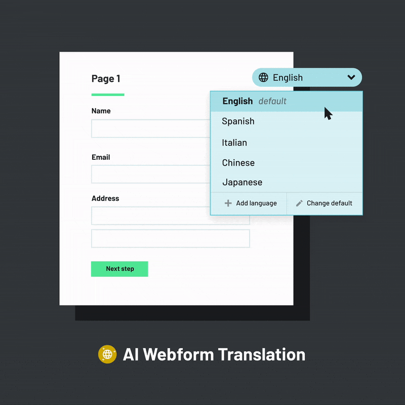 AI Webform Translation