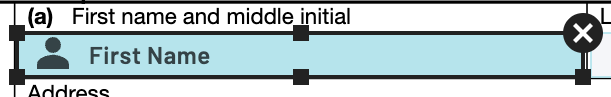 Selected fields are outlined in black