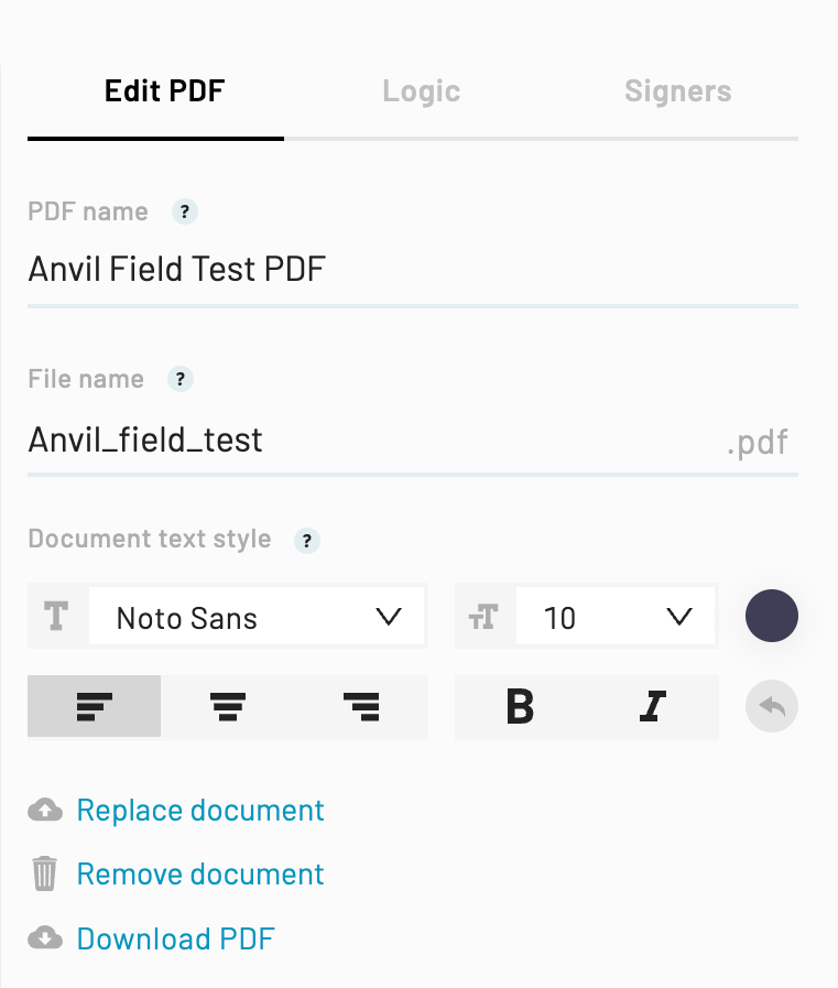 The PDF editor will include Edit PDF at the top