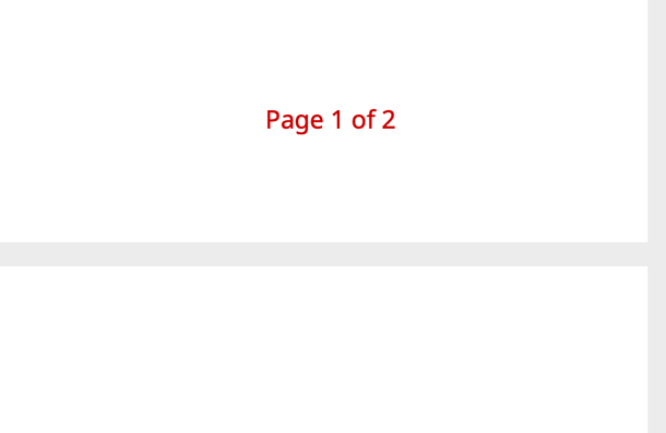 pdf all page numbers output