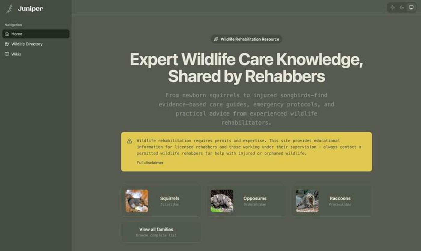 Juniper Homepage