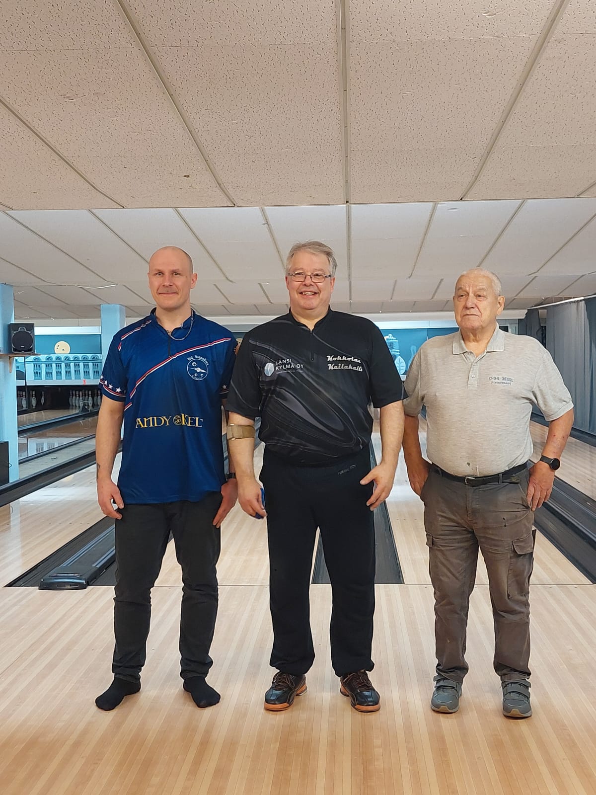 1. Mikael Saari 2. Bengt Nord 3. Veli-Matti Tissarinen