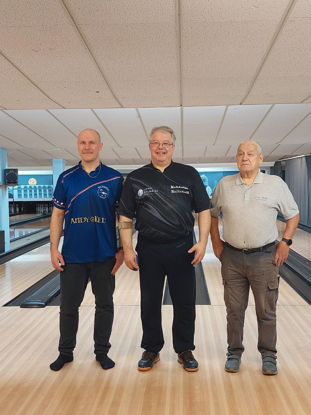 1. Mikael Saari 2. Bengt Nord 3. Veli-Matti Tissarinen