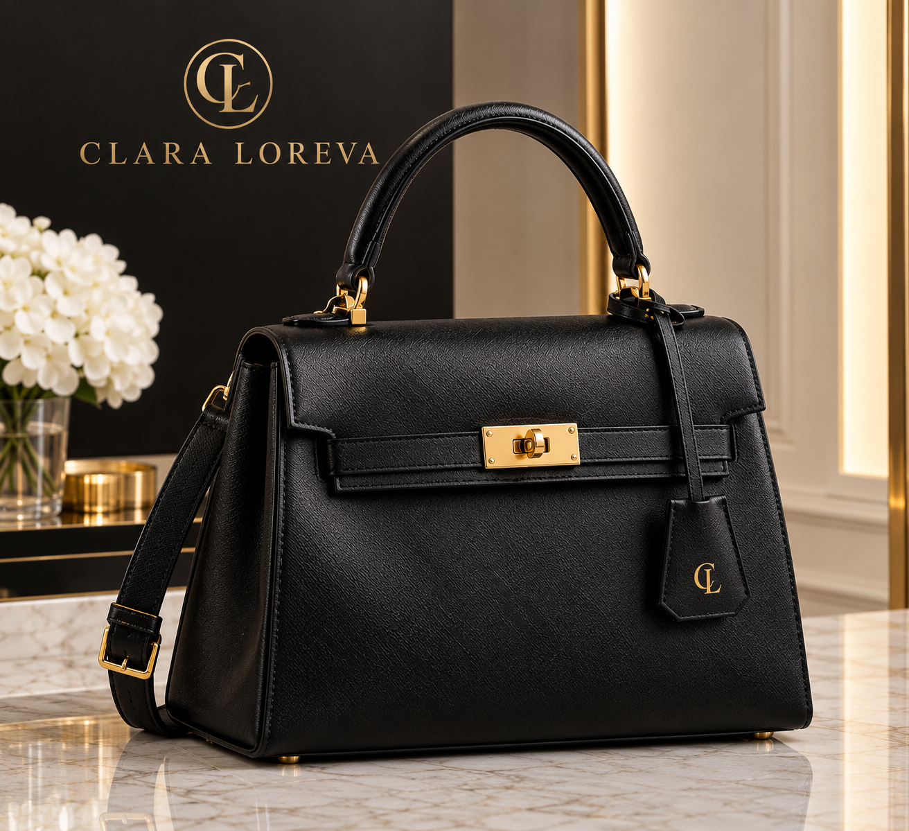 The Signature Top Handle Bag