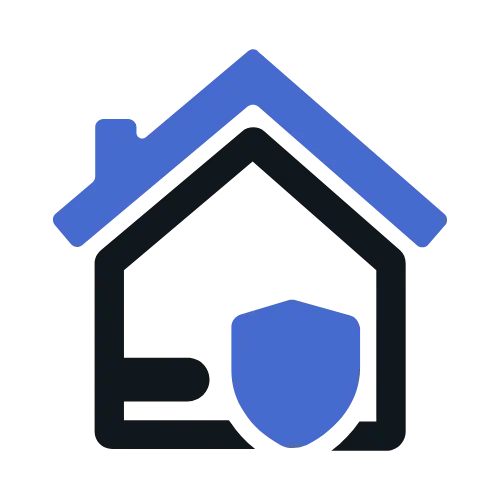 House icon with a shield representing ongoing home protection