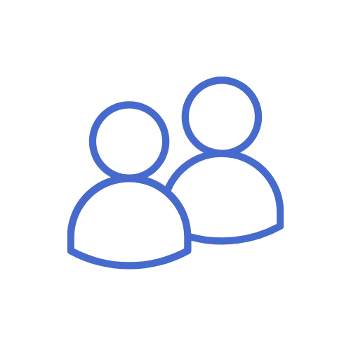 People icon representing one point of contact
