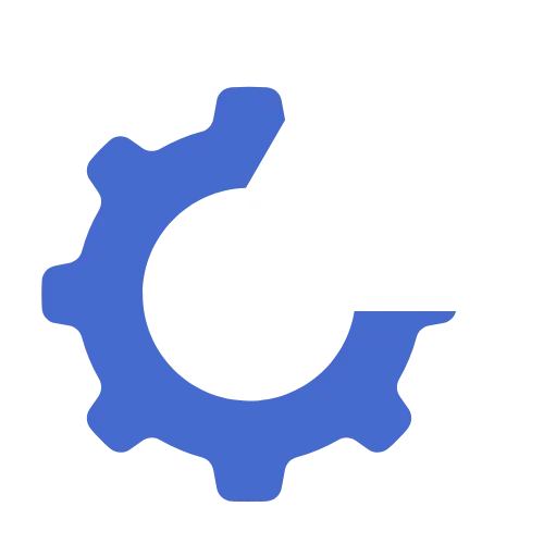 Icon of a construction gear representing builder's risk coverage