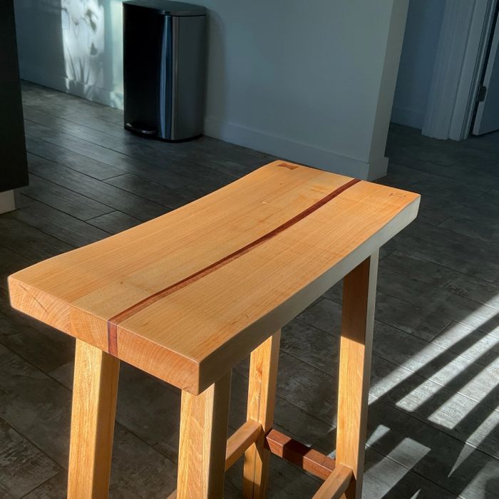 Custom Barstool Pair — view 34