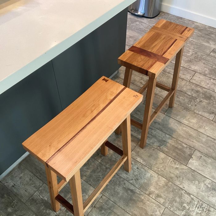 Custom Barstool Pair — view 56